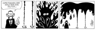 Unha das visi&oacute;ns dos f&iacute;os do Prestige / Vi&ntilde;eta: Salas / Museo do Humor de Fene (pique na imaxe para ampliar)