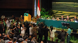 Imaxes da inauguraci&oacute;n da Conferencia de Bali, este luns