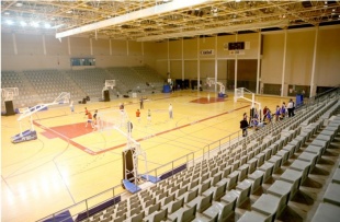 O pavill&oacute;n de Alcoi onde se ha desenvolver o campionato