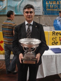 Ignacio González, coa Copa do Mundo gañada pola selección española en 2007