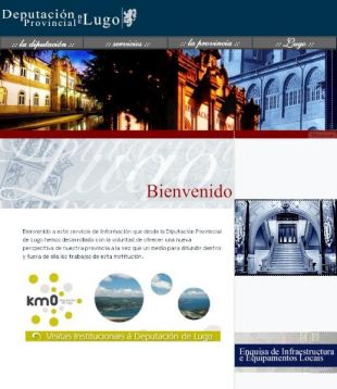 Imaxe da web da Deputaci&oacute;n de Lugo (clique para ampliar)