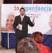 Anxo Quintana presentando a campaña
