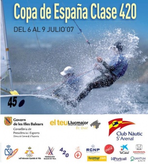 Cartaz da proba, que se celebrou en augas mallorquinas