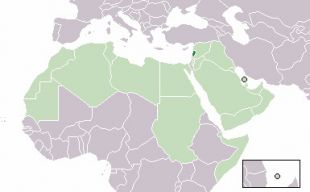 A localizaci&oacute;n da Rep&uacute;blica do L&iacute;bano