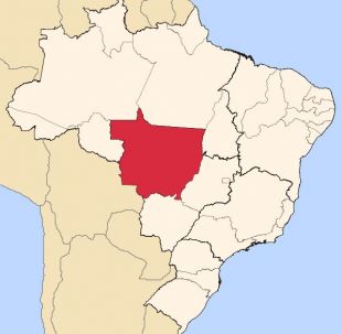 Situaci&oacute;n do Estado de Mato Grosso no Brasil