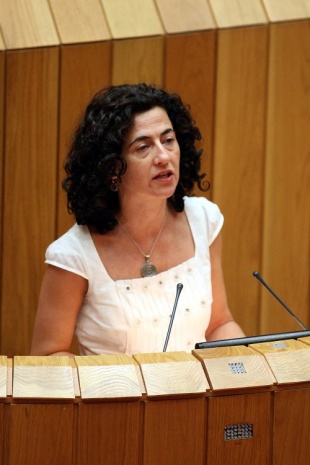 &Aacute;nxela Bugallo present&aacute;ndoo no pleno