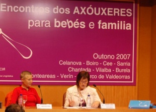 Mercedes Peón e Marisol López na presentación