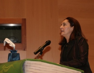 María Xesús López Escudeiro no Salón do Libro de Pontevedra
