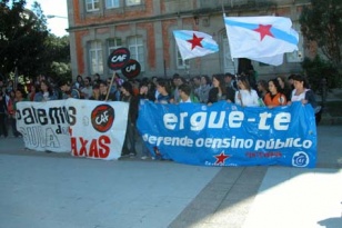 Concentraci&oacute;n o 31 de outubro en Pontevedra