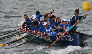Os remeiros da SD Tir&aacute;n, campi&oacute;ns da pasada edici&oacute;n