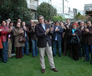 Aymerich na presentaci&oacute;n da s&uacute;a candidatura