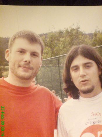 Juanjo e Txema, dous dos art&iacute;fices do reartellamento comunitario.