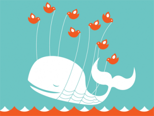 Balea que avisa de ca&iacute;das do servizo de Twitter