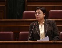 A deputada nacionalista no congreso español, Olaia Fernández Davila