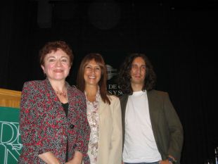 Os autores: Mar&iacute;a Rosa Lojo, Marina Guidotti de Sanchez e Ruy Far&iacute;as