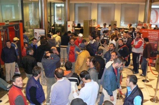 &Aacute; primeira hora do venres, os manifestantes ocuparon varias sucursais bancarias