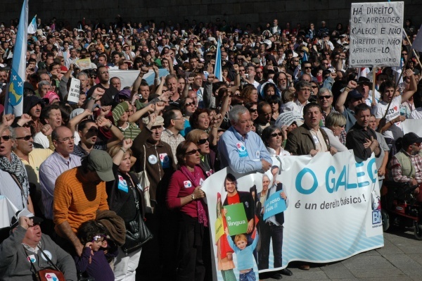 Manifestaci&oacute;n Queremos Galego