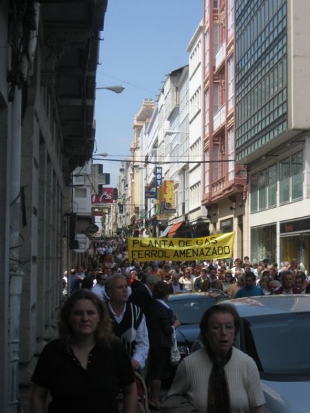 "Planta de gas, Ferrol ameazado"