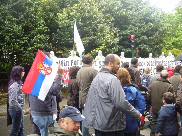 A manifestaci&oacute;n, de cami&ntilde;o