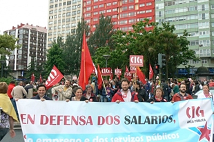 Manifestación da CIG na Coruña
