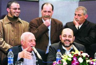Nas negociacións participaron os líderes de máis dunha ducia de formacións palestinas