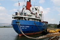 O barco irlandés 'Rachel Corrie'