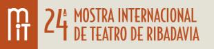 Cartel da Mostra de Teatro Internacional de Ribadavia