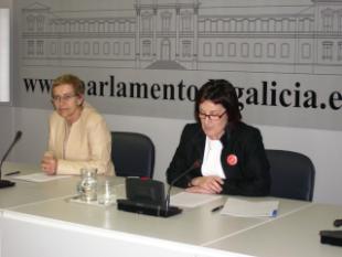 Marisol López nunha comparecencia no Parlamento