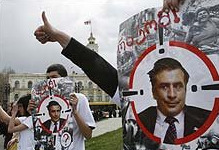 Protestas contra o presidente de Xeorxia