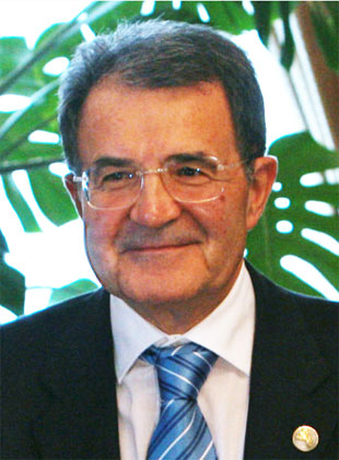 Romano Prodi, primeiro ministro de Italia
