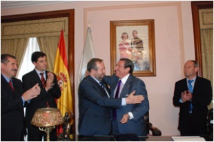 Orozco recibiu a Vázquez na Casa do Concello