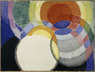 Kupka. Disques de Newton. Étude pour Fugue à deux couleurs, 1911-1912