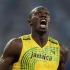 Bolt celebra a vitoria