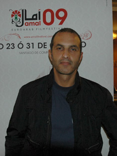 O cineasta Jawad Rhalib en Santiago de Compostela