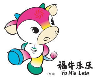 Fu Niu Lele, mascota dos Xogos