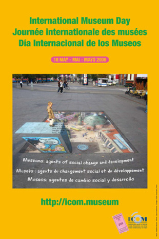 Cartel do Día Internacional dos Museos. (ICOM)
