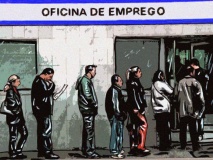 O número de desempregados descendeu en Galiza