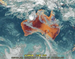 Imaxe de satélite de Australia / BOM