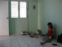 Mireia, en Honduras co Skype