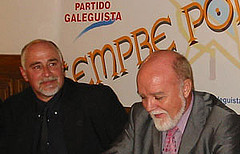 Manuel Soto, á dereita, nunha foto de arquivo