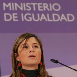 Bibiana Aído, ministra de Igualdade