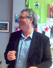 Alexandre Banhos nunha charla na Esmorga