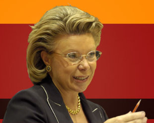 Viviane Reding, comisaria europea da Sociedade da Información e Medios