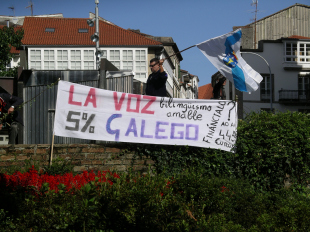 Tamén houbo quen cuestionou as subvencións aos medios de comunicación polo uso do galego / Foto: F.A.