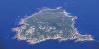 Imaxe aérea da Illa de Sálvora