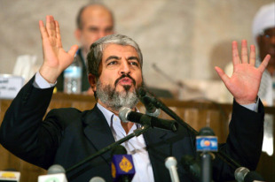 Khaled Mashaal é o líder de Hamas e négase a recoñecer o réxime sionista