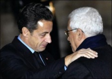 Sarkozy e Abbás, este luns en París