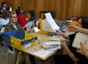 Reconto do voto exterior nas eleccións galegas de 2005