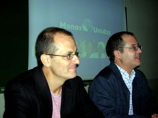 Á esquerda, Xosé Manuel Carril