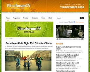 klimaforum09.org, web da cimeira climática paralela á de Copenhaguen